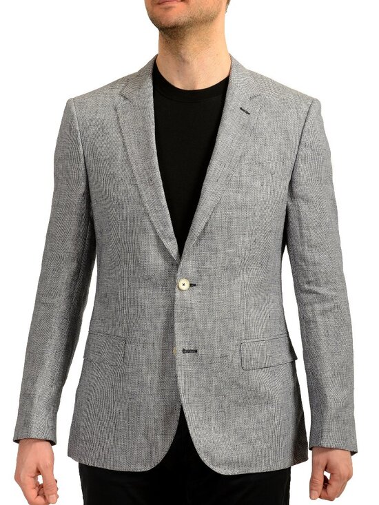 Hugo Boss Other - Hugo Boss Men's "Hutch5" 100% Linen Two Button Blazer US 42R IT 52R